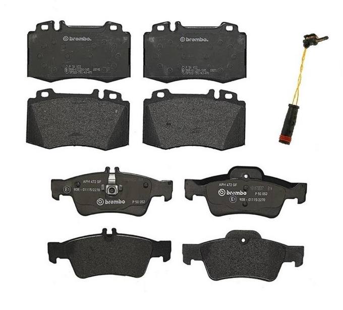 Brembo Brake Pads Kit Front and Rear (LowMet) Brembo 1558476KIT